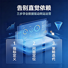潢川建站-告别直觉依赖：三步学会数据驱动网站运营
