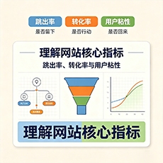 信阳建站-理解网站核心指标:跳出率、转化率与用户粘性