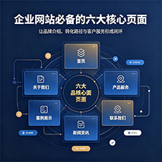 信阳建站-企业网站必备的六大核心页面