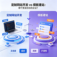 信阳建站-定制网站开发 vs 模板建站：哪个更适合你的企业？
